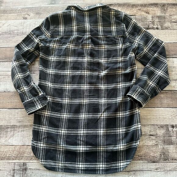 Madewell Flannel Ex-Boyfriend Shirt in Rutherford Plaid | XS - Picture 4 of 8